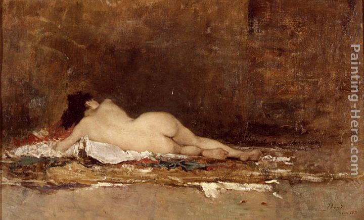 Juan Joaquin Agrasot Desnudo (Apunte)